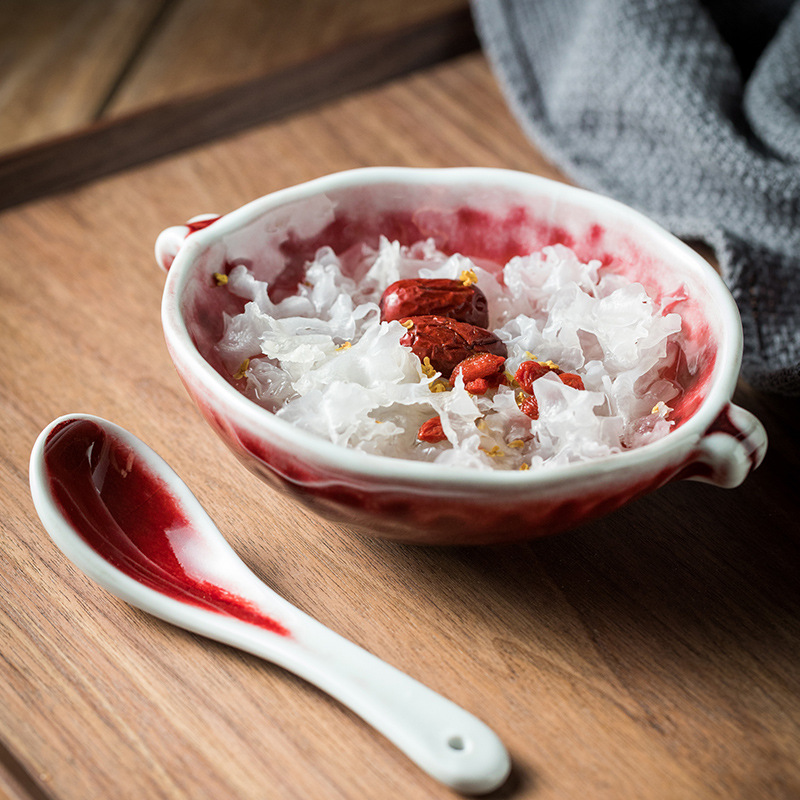 日式陶瓷雙耳碗