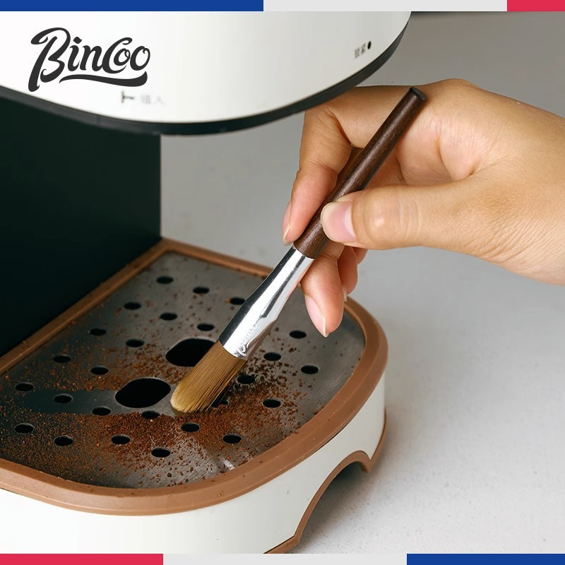 咖啡毛刷磨豆機清理刷木質桌面清潔筆刷軟毛沖煮頭清理刷子