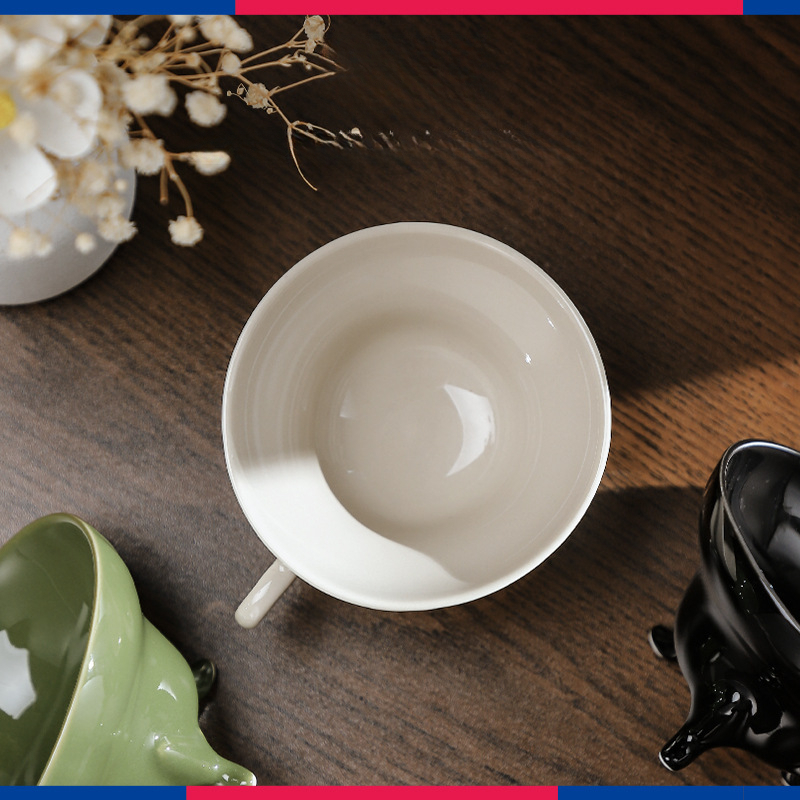 三足陶瓷咖啡杯