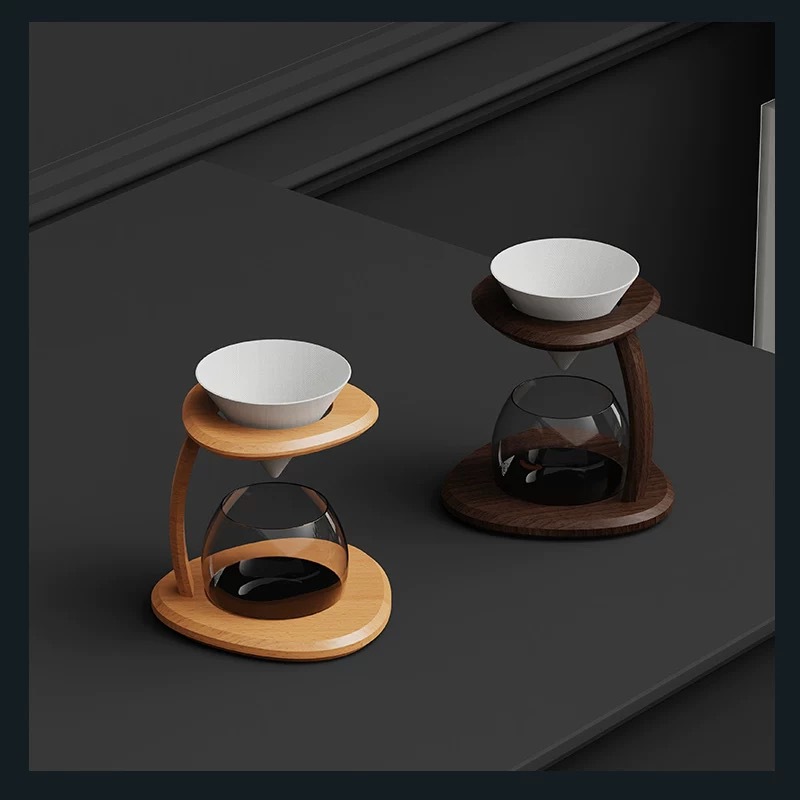 實木手沖咖啡支架