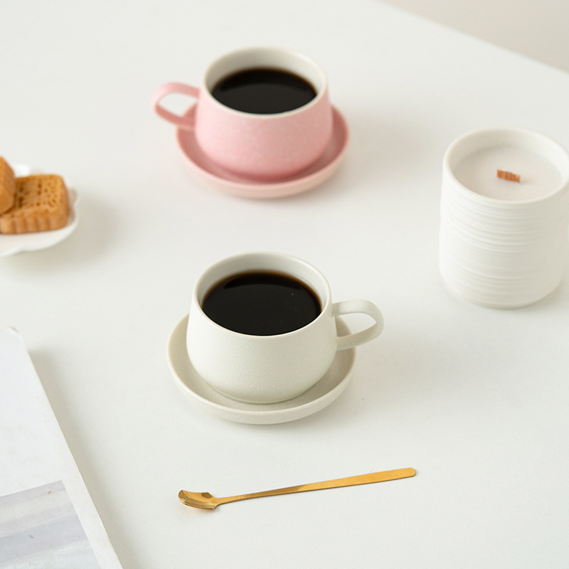 陶瓷雪花釉鈴蘭咖啡杯