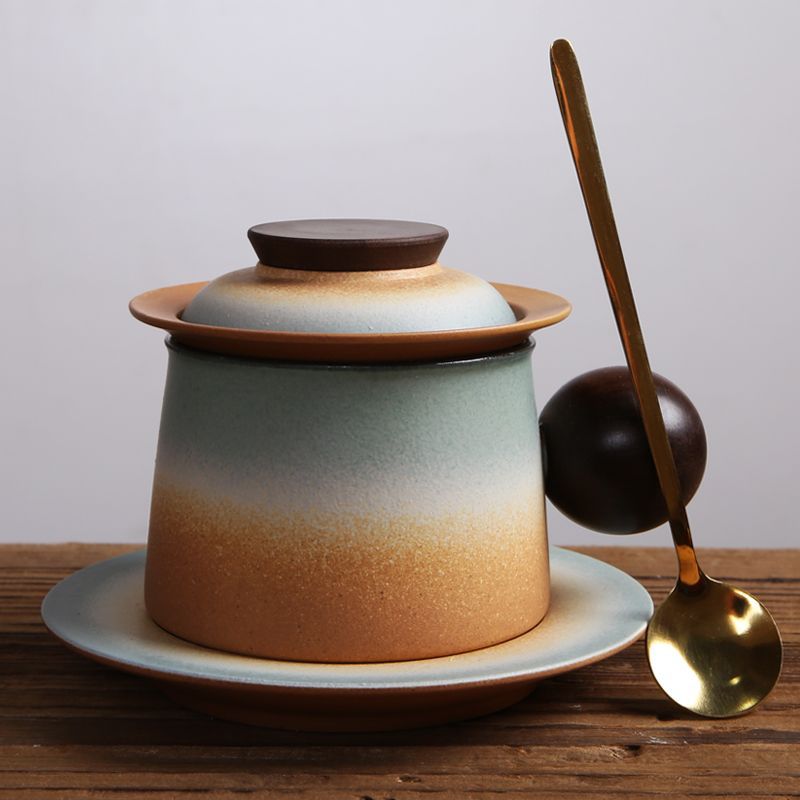 日式陶瓷漸變咖啡杯