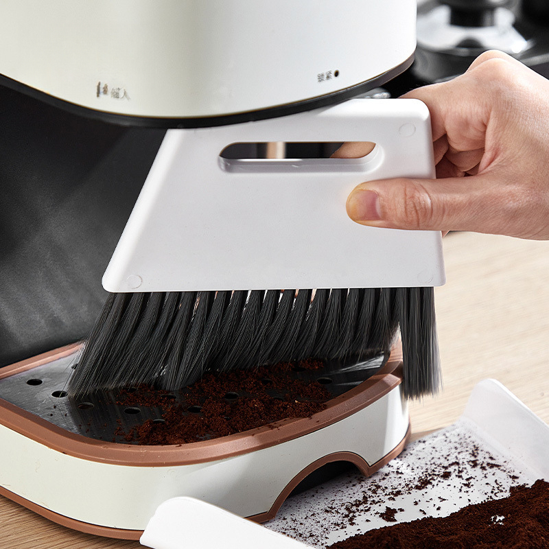 咖啡桌面清潔神器小掃帚簸箕掃咖啡粉垃圾鏟清潔掃把咖啡具
