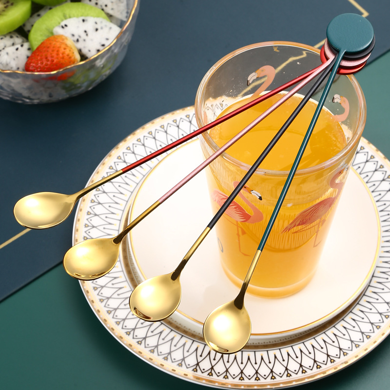 創意長柄咖啡攪拌勺甜品勺