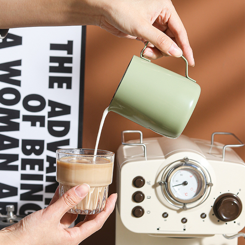 304不銹鋼尖嘴咖啡拉花杯奶泡杯