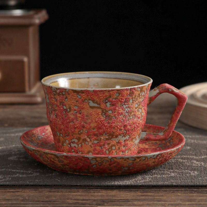 泡泡釉陶瓷馬克咖啡杯