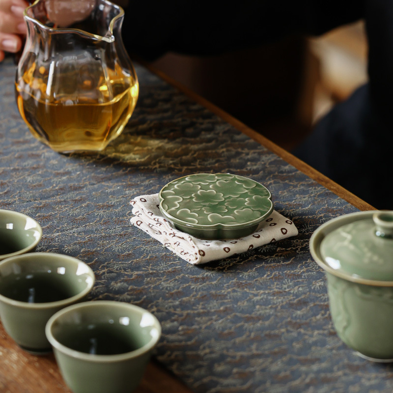 越窯青瓷壺承墊