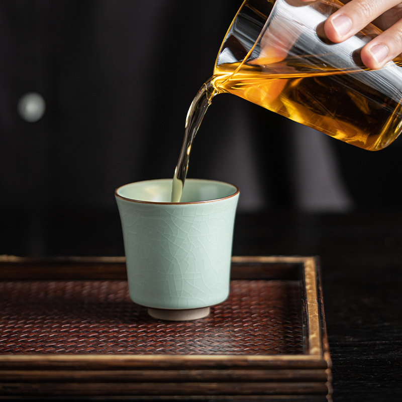 汝窯開片紋品茗杯