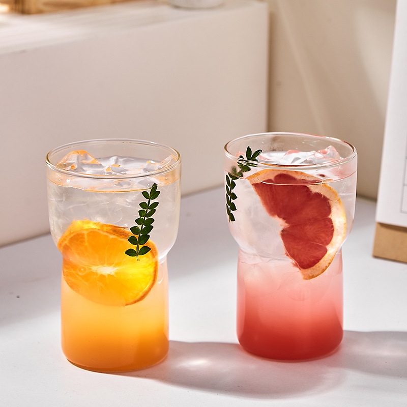 寬口大容量耐熱玻璃飲品杯