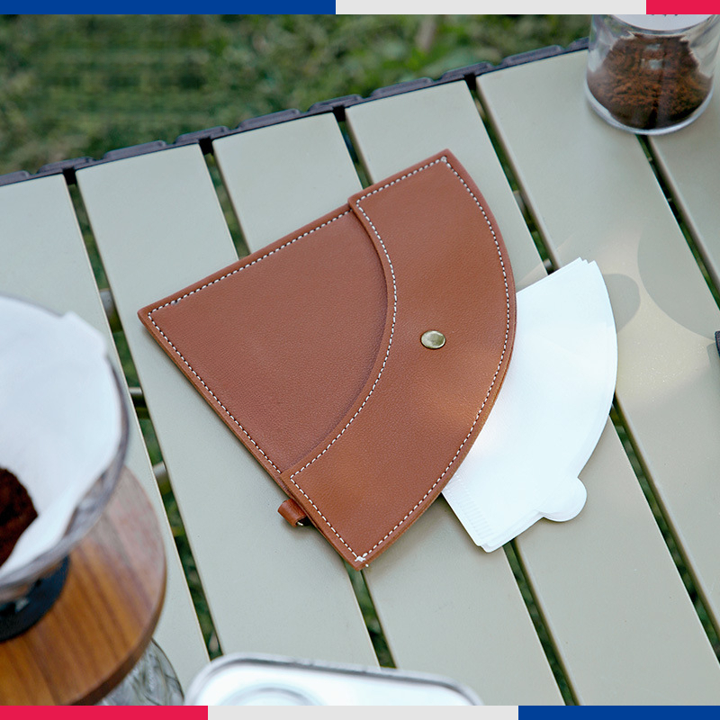 咖啡濾紙收納皮袋