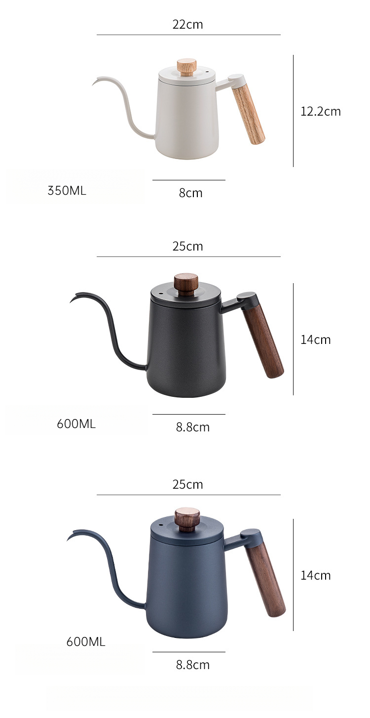 木柄壶黑色-蓝色-白色咖啡壶_04