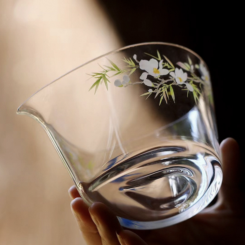 春歸玻璃水滴公道杯分茶器