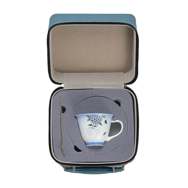 玲瓏花神咖啡杯碟