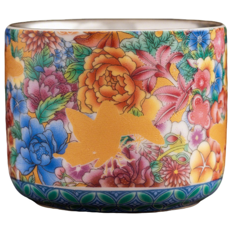 鎏銀主人品茗杯