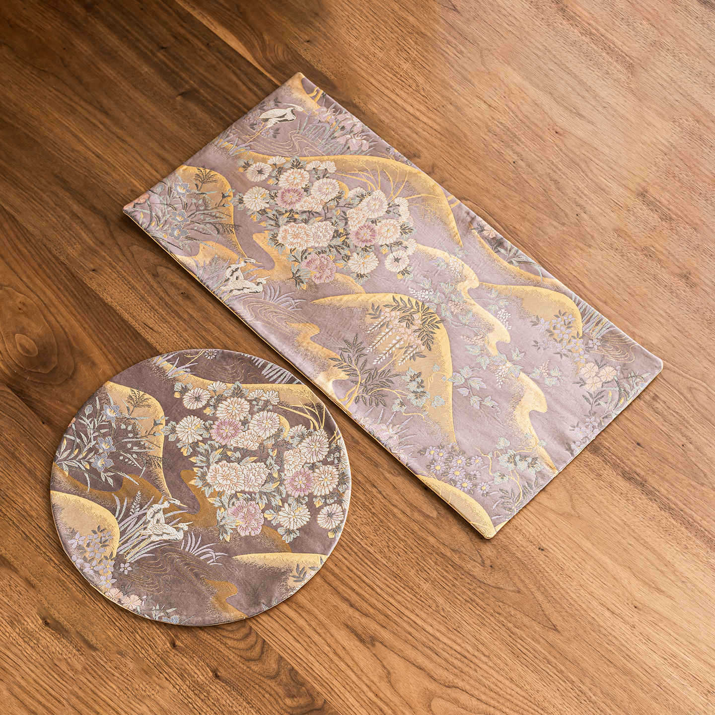 鎏金復古雙面茶席