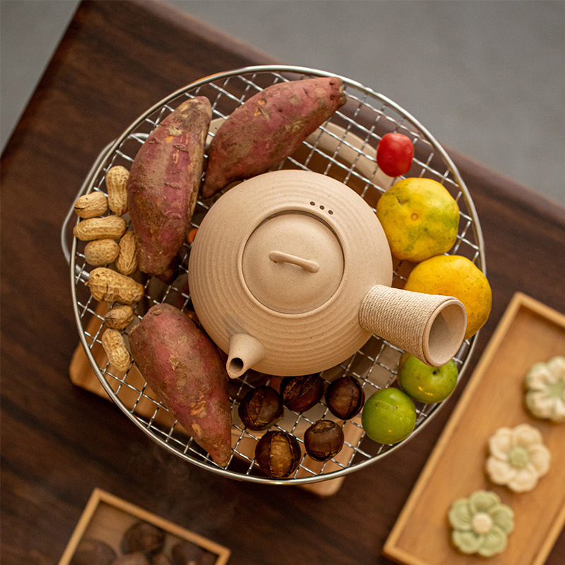 圍爐煮茶套裝老式炭陶爐