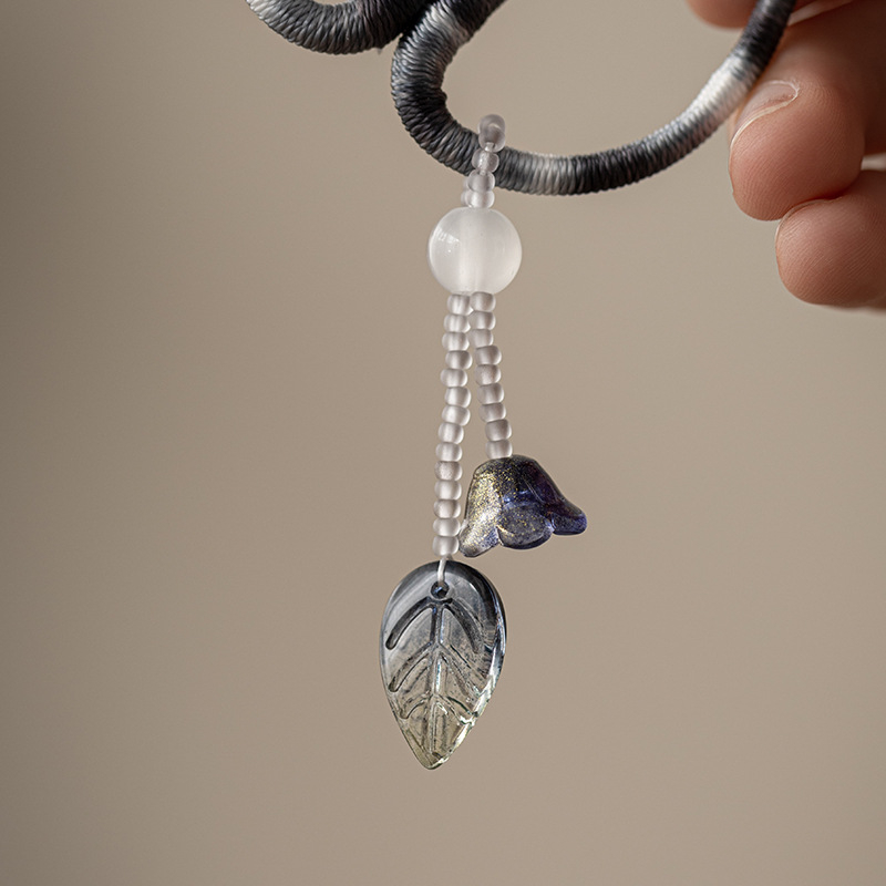 原創手工編織合金流蘇茶剪