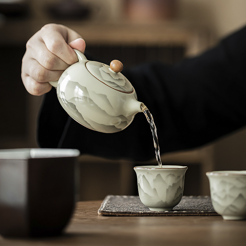 汝窯復古陶瓷西施壺