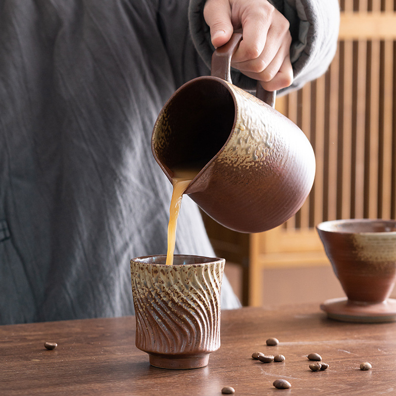 復古窯變咖啡漏斗過濾套組