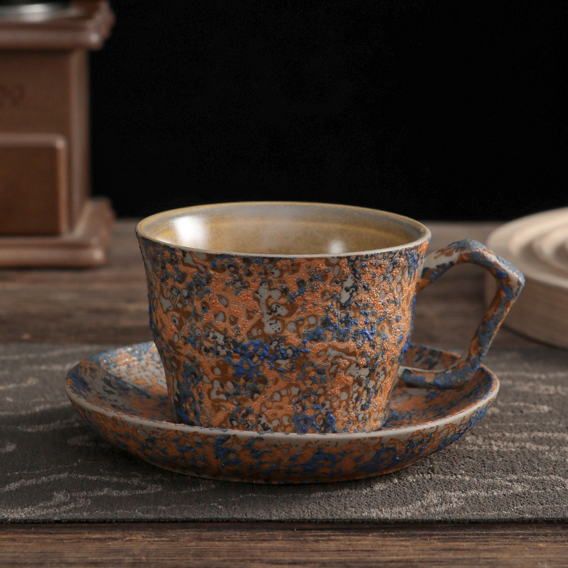 泡泡釉陶瓷馬克咖啡杯