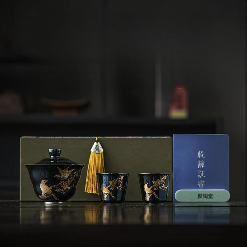 999鎏銀茶具套裝