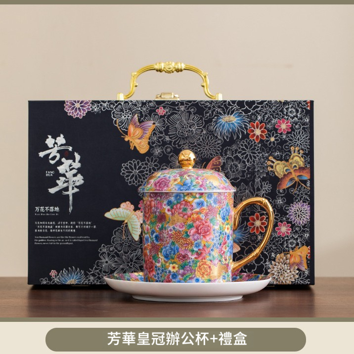 琺瑯彩陶瓷馬克杯