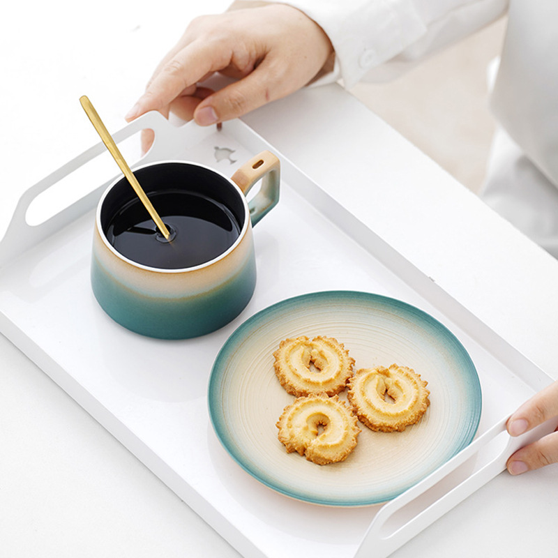 高檔禮盒咖啡杯陶瓷情侶對杯