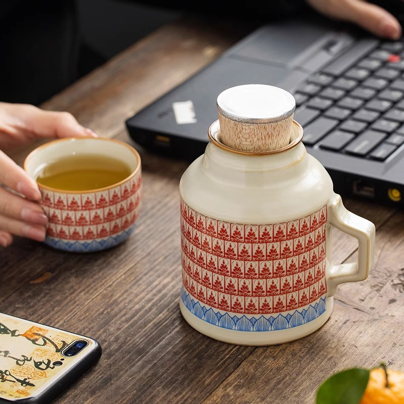 千佛陶瓷小暖壺