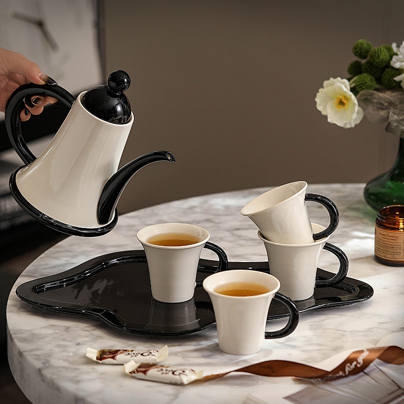 家用輕奢高檔陶瓷水具禮盒