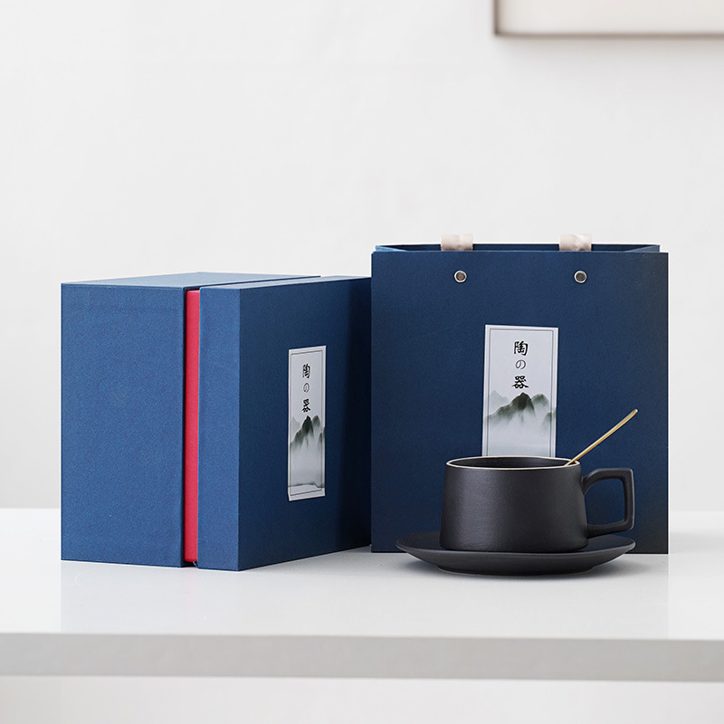 高檔禮盒咖啡杯陶瓷情侶對杯