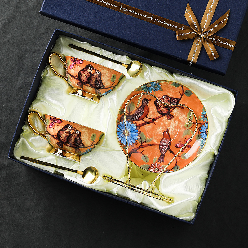 歐式田園風咖啡杯碟套裝