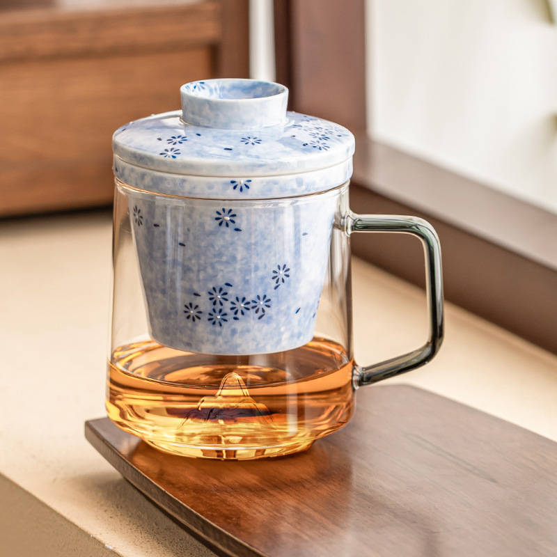 灑藍雛菊馬克杯