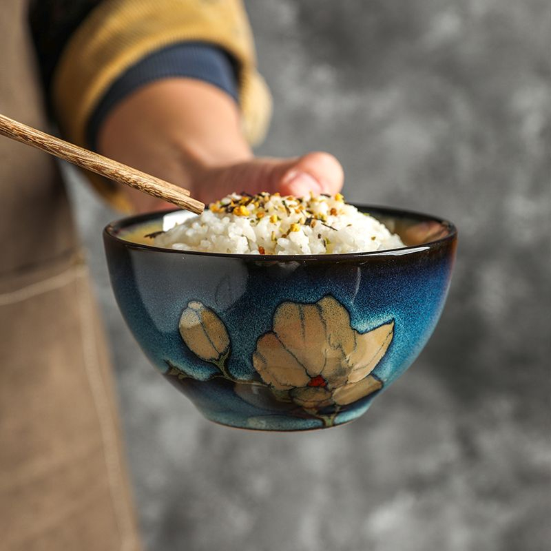 日式復古陶瓷米飯