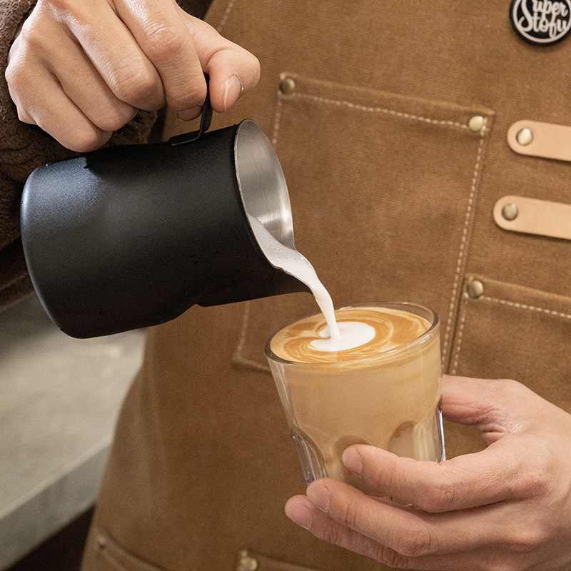 意式304不鏽鋼帶刻度拉花杯