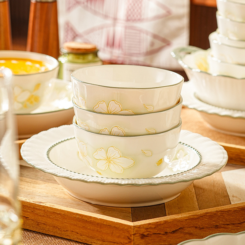 黃金葉釉下彩餐具