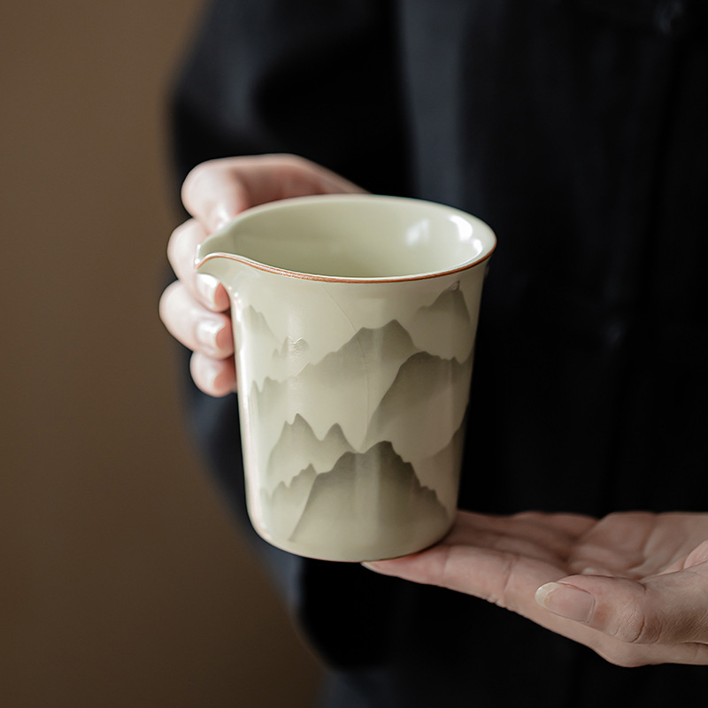 汝窯陶瓷公道杯