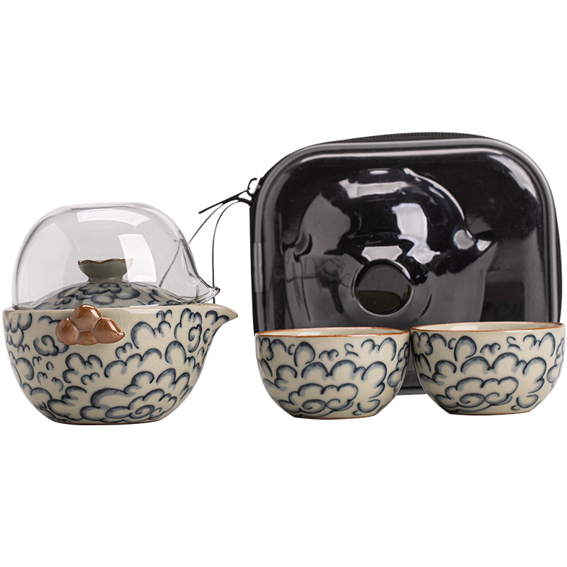 快客杯祥雲旅行茶具便攜式