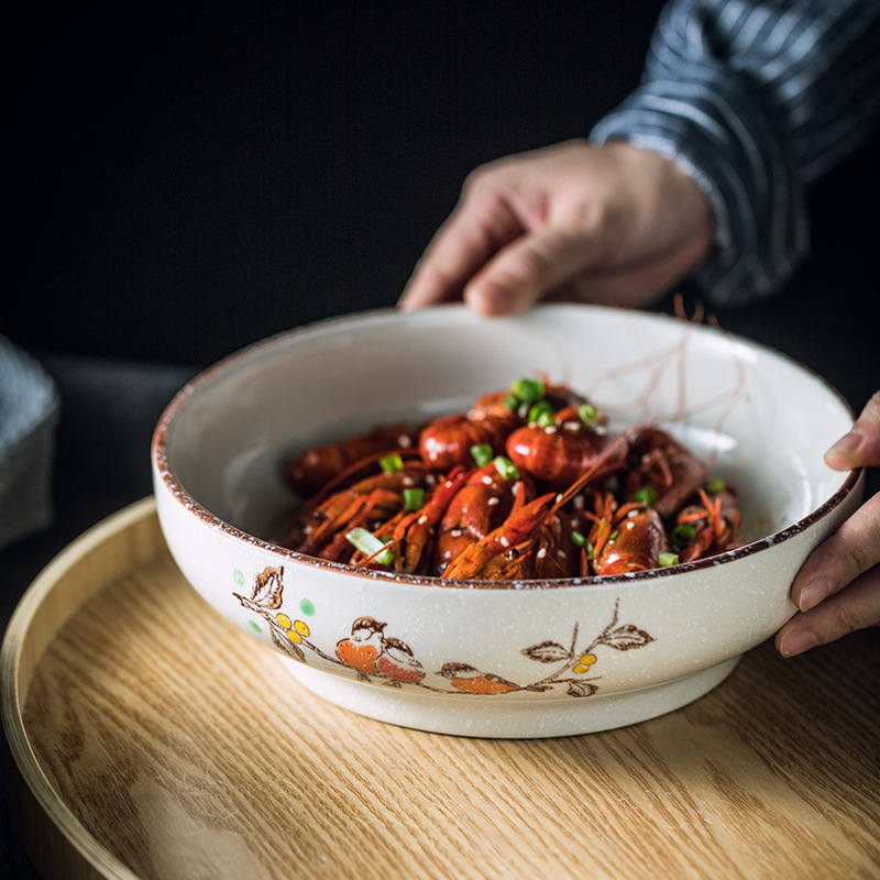 日式和風螺紋碗