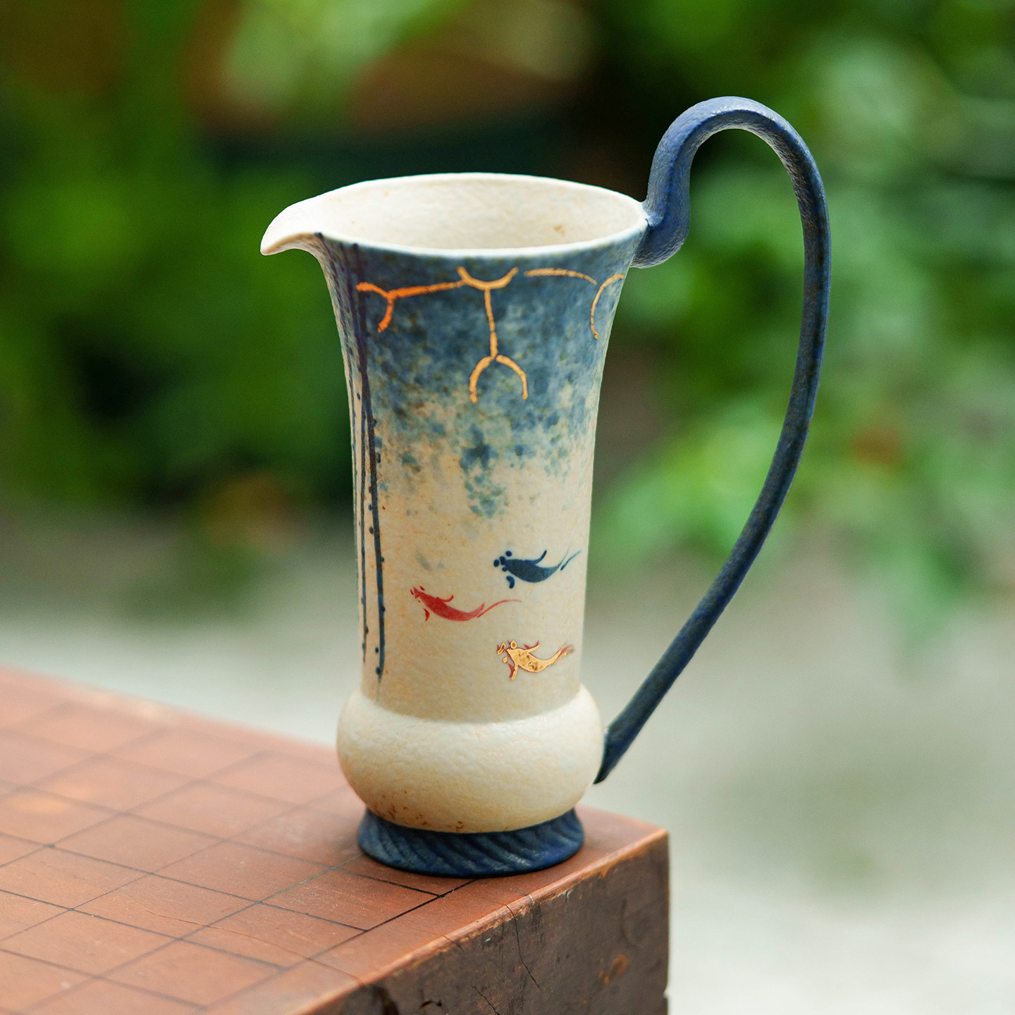 青花火石紅茶海