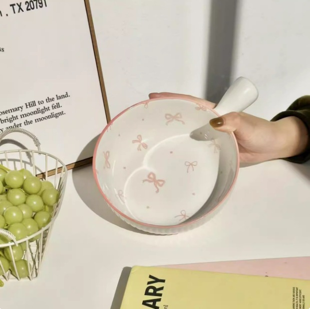 可愛蝴蝶結盤子