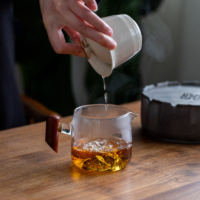 玻璃觀山公道杯