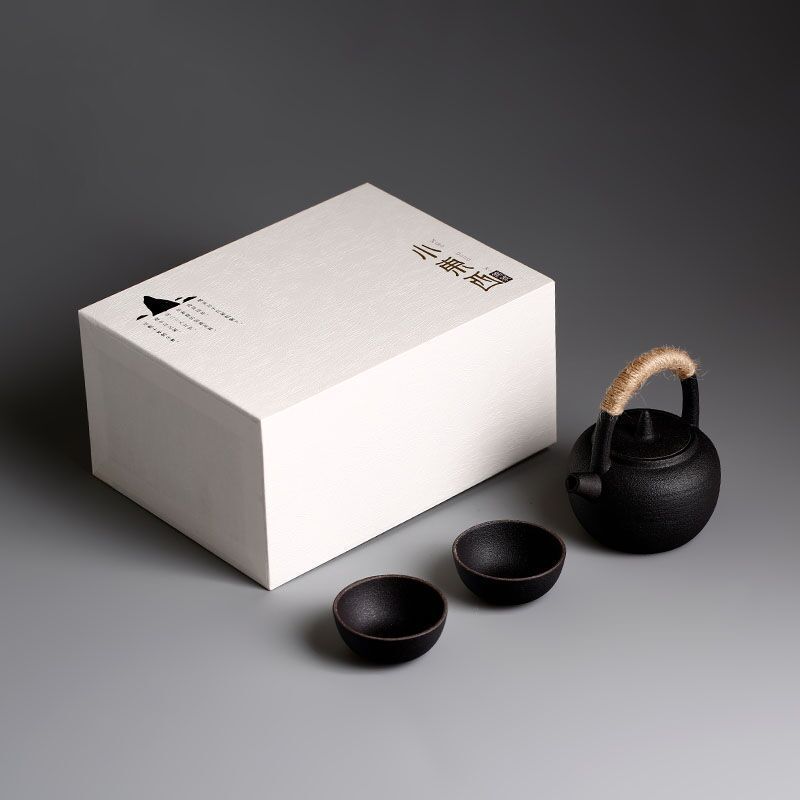 黑陶旅行茶具套裝