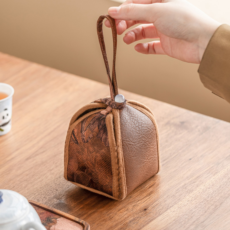 極素織錦國色天香鈴鐺包