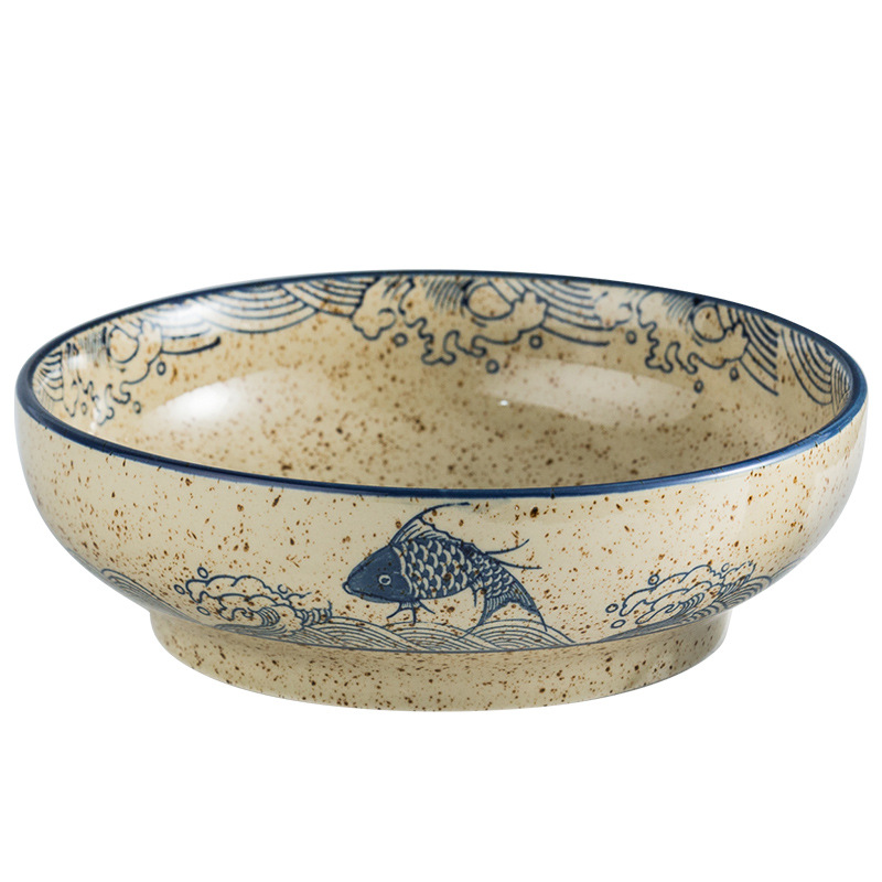 日式和風螺紋碗