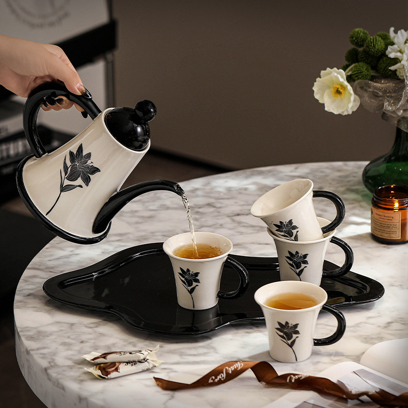 家用輕奢高檔陶瓷水具禮盒