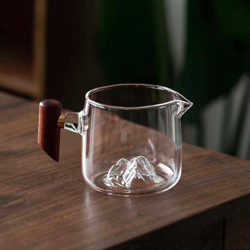 玻璃觀山公道杯