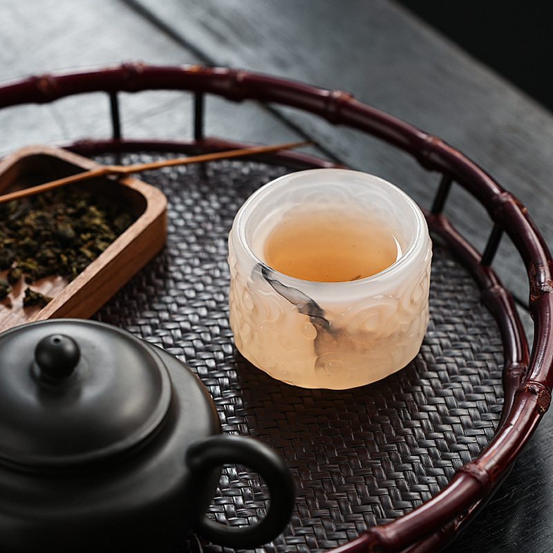 浮雕琉璃主人杯