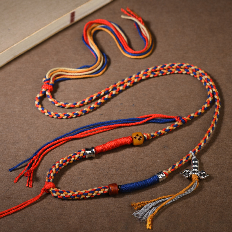 New Tibetan style handmade DIY pendant cord