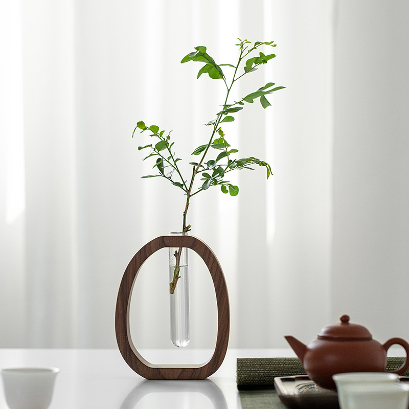 胡桃木實木花器