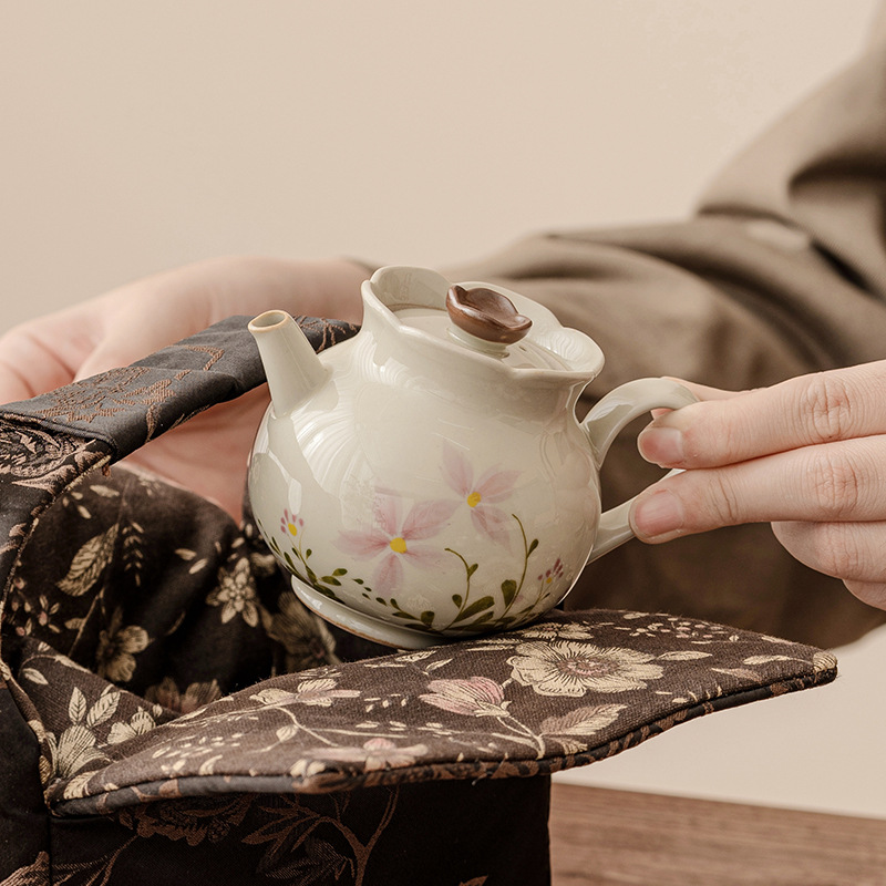 草木灰小雛菊茶壺